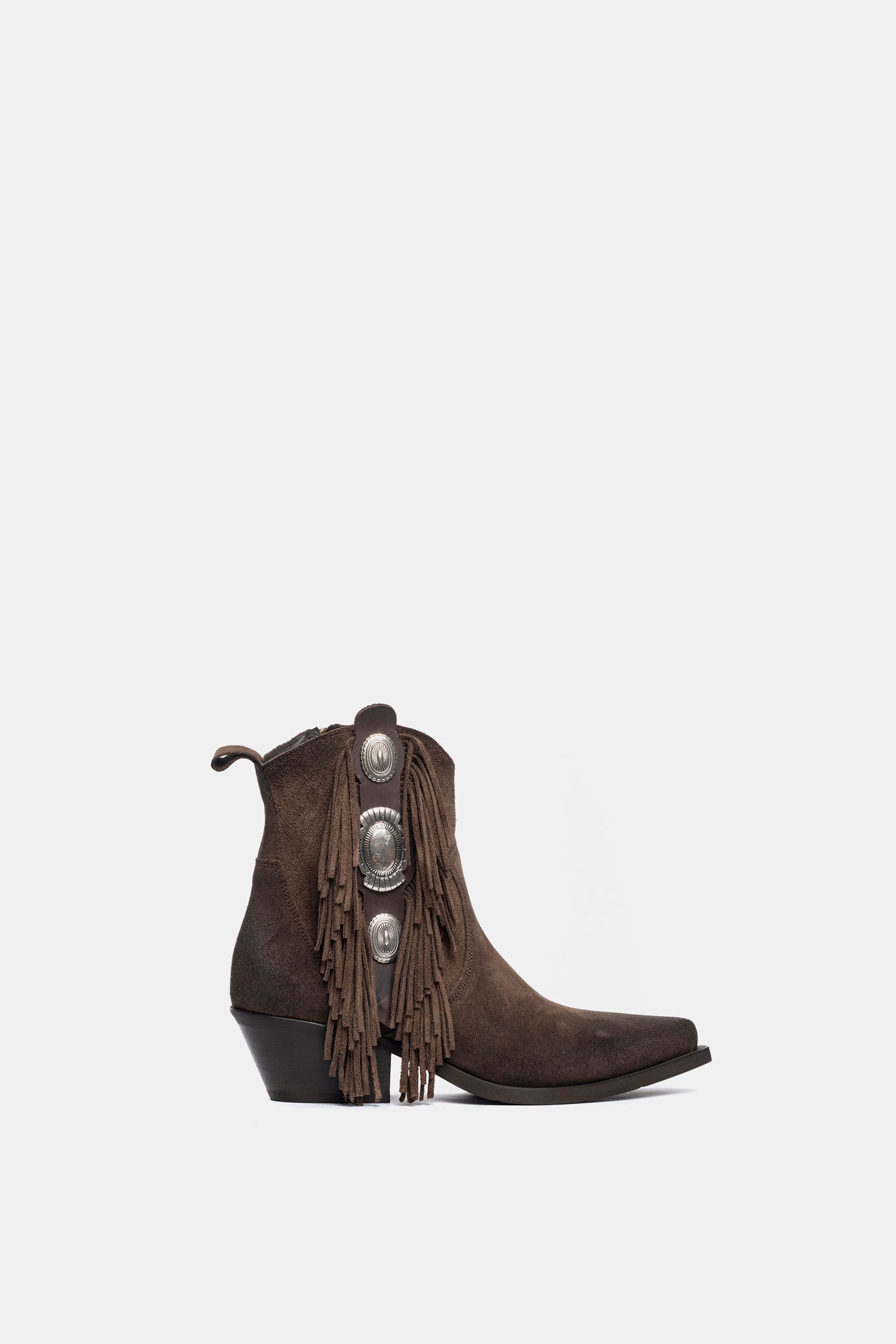 DX2430 Suede Texan Ankle Boots