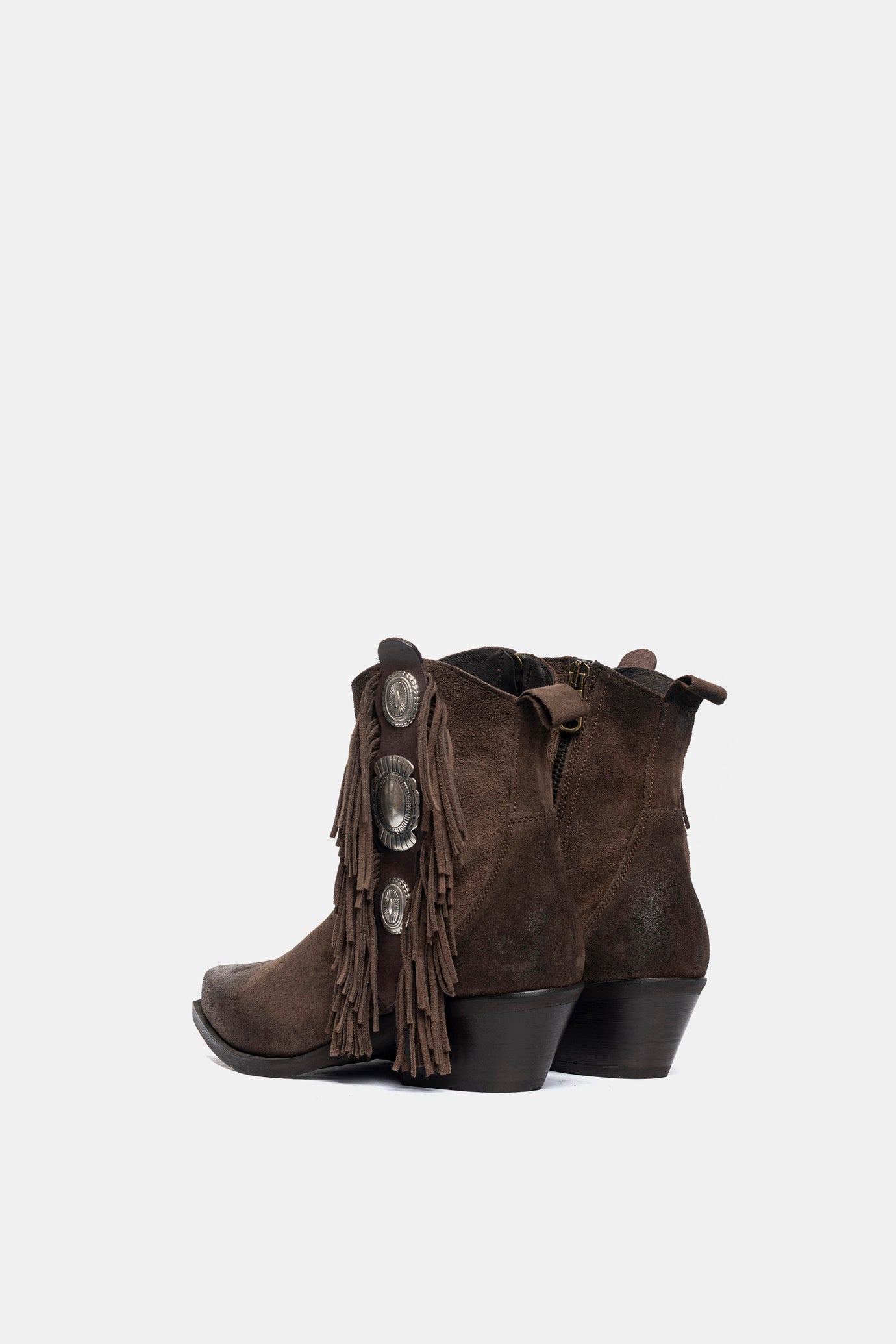 DX2430 Suede Texan Ankle Boots