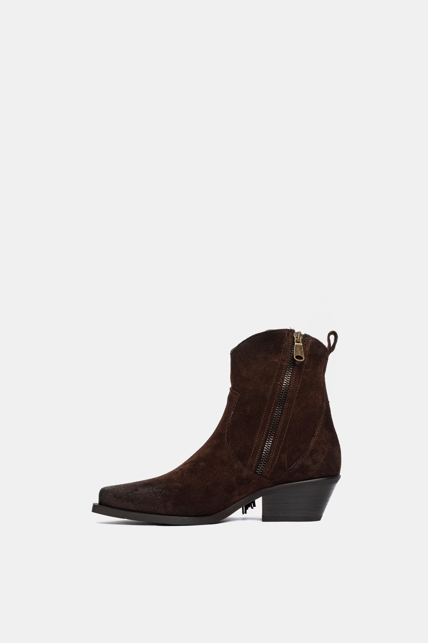 DX2430 Suede Texan Ankle Boots