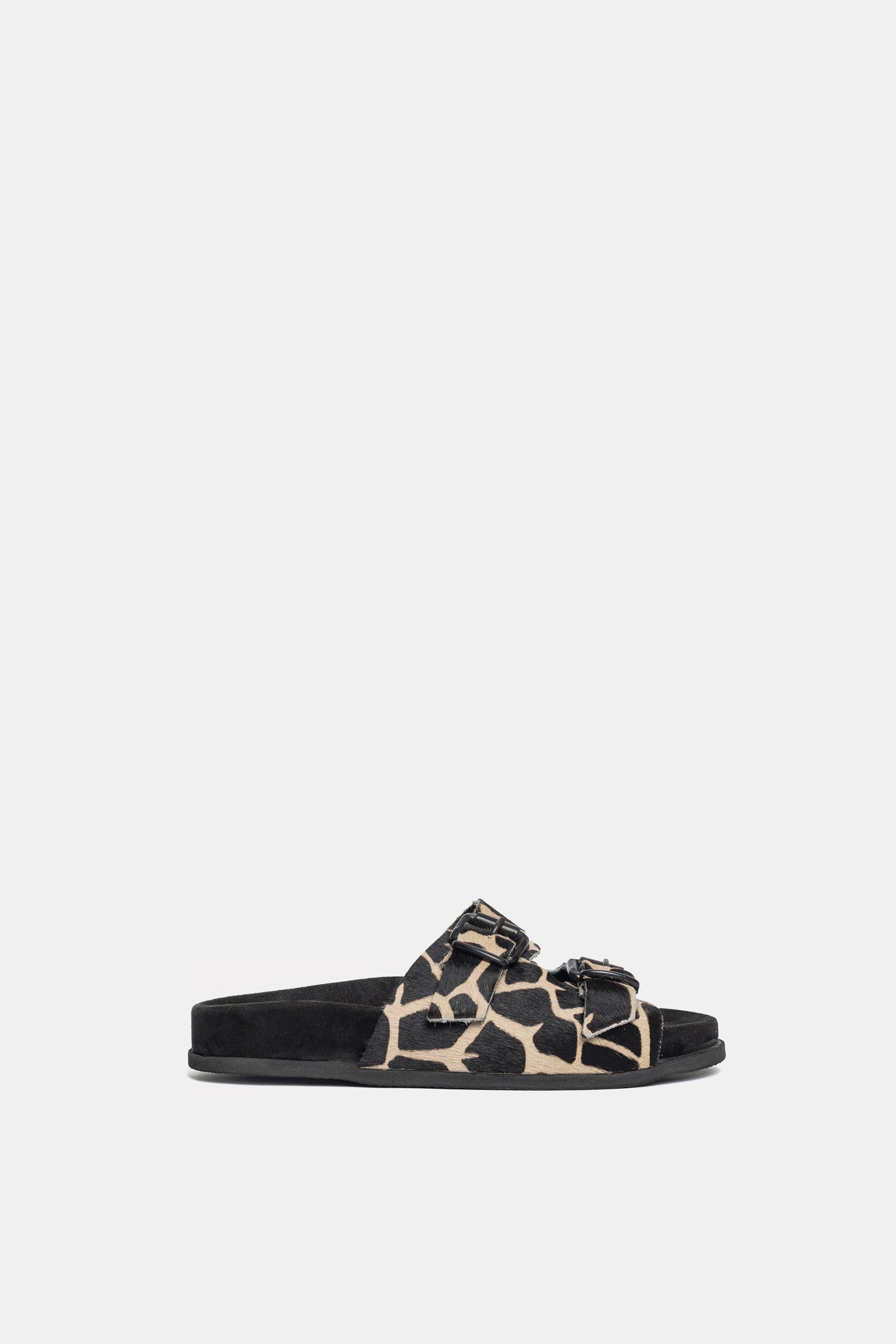 Sandale FUS1 Girafe en peau de poney