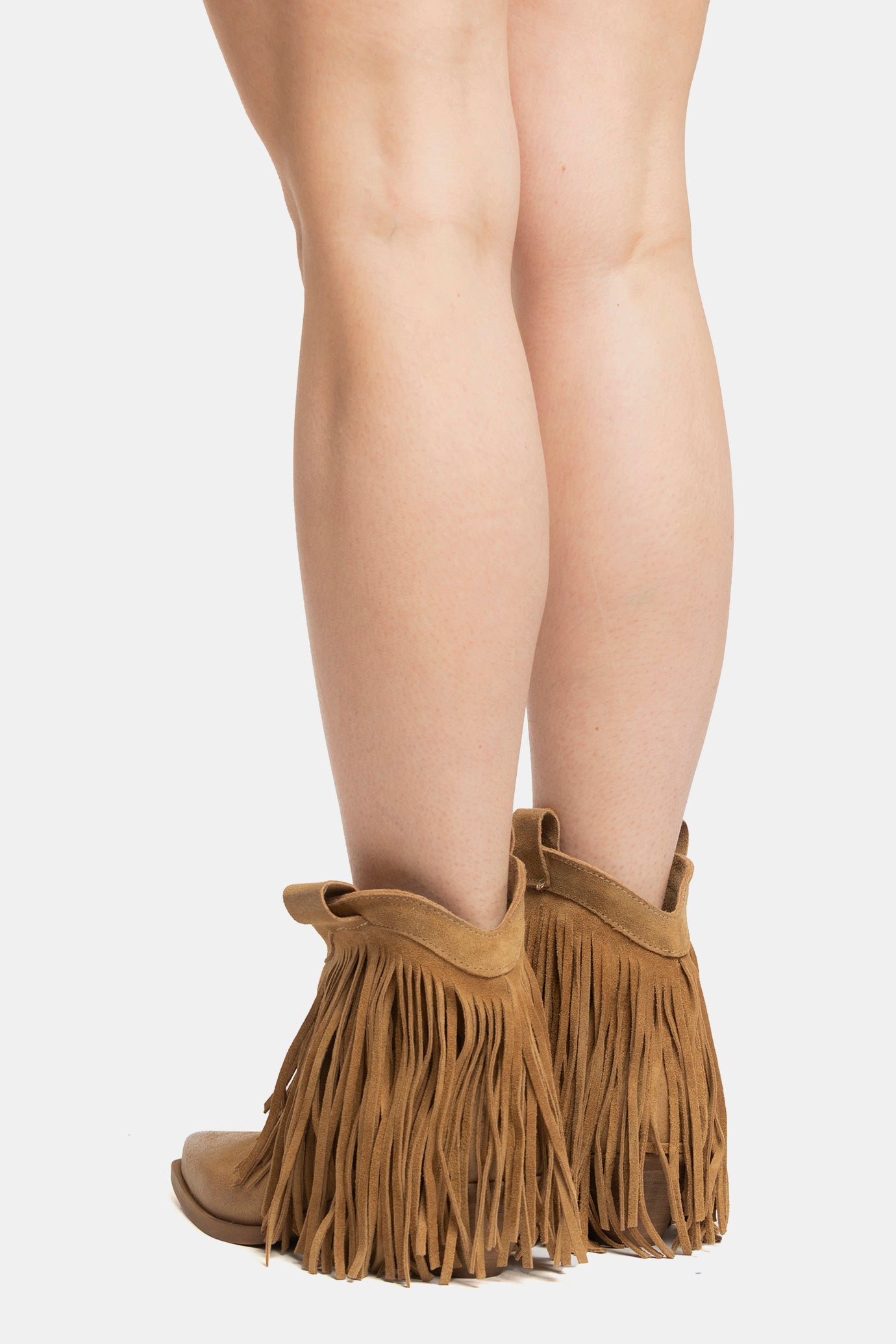 Camel Suede Texan Ankle Boots DX2020