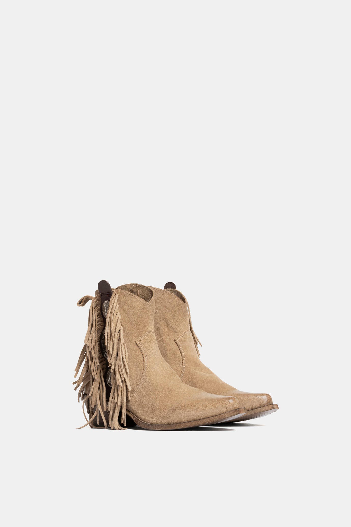 DX2430 Suede Texan Ankle Boots