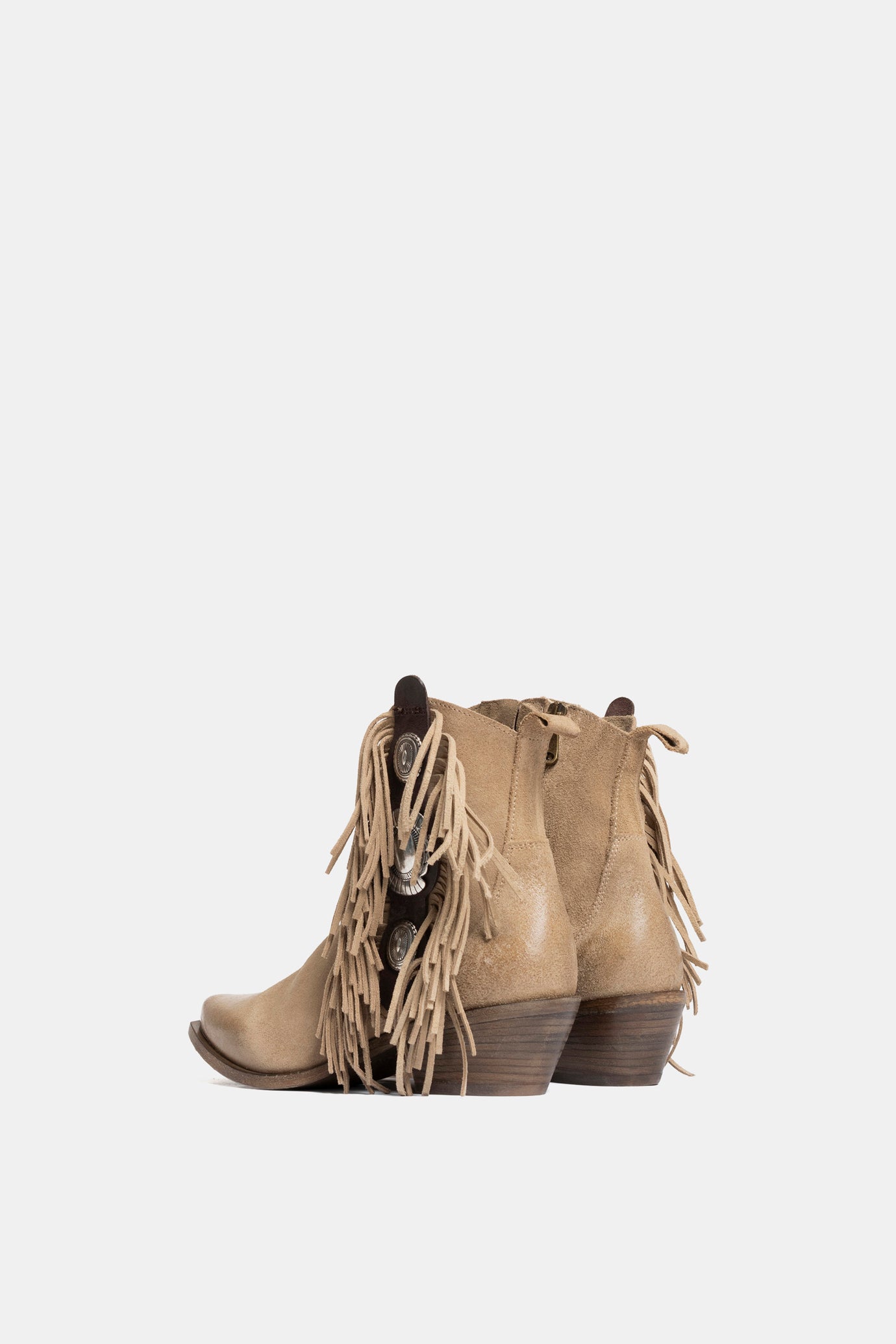 DX2430 Suede Texan Ankle Boots