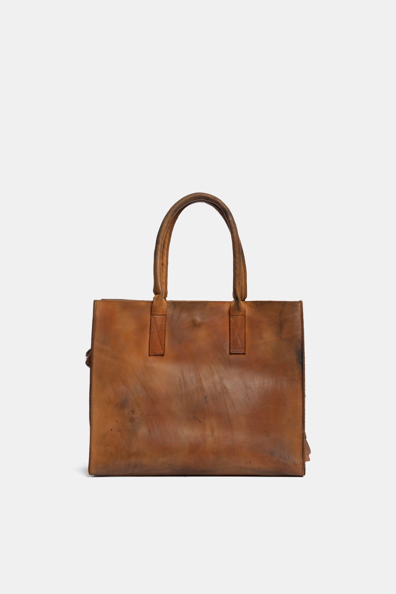 Borsa NYC in vacchetta cuoio