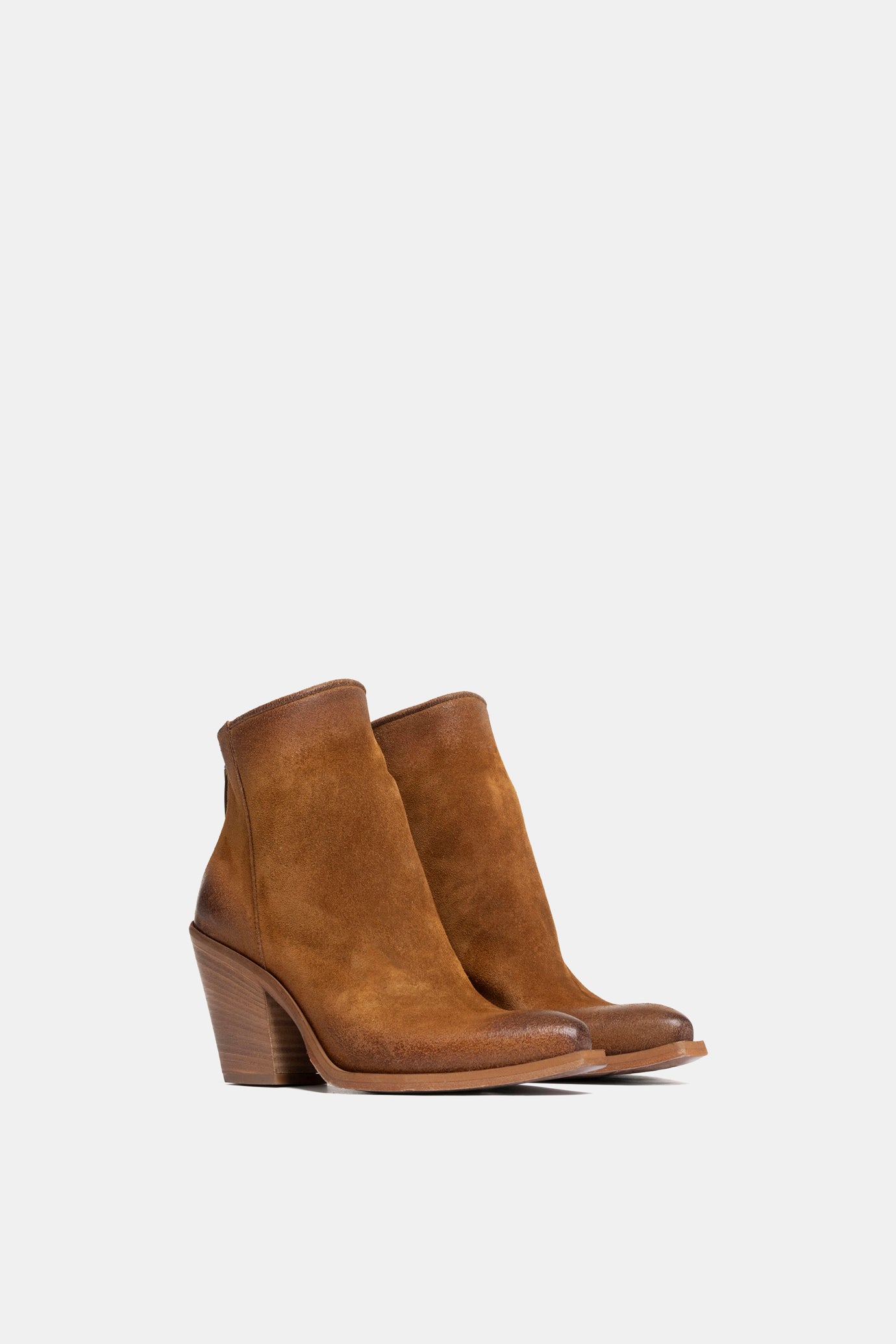 XD2416 Suede Texan Ankle Boots