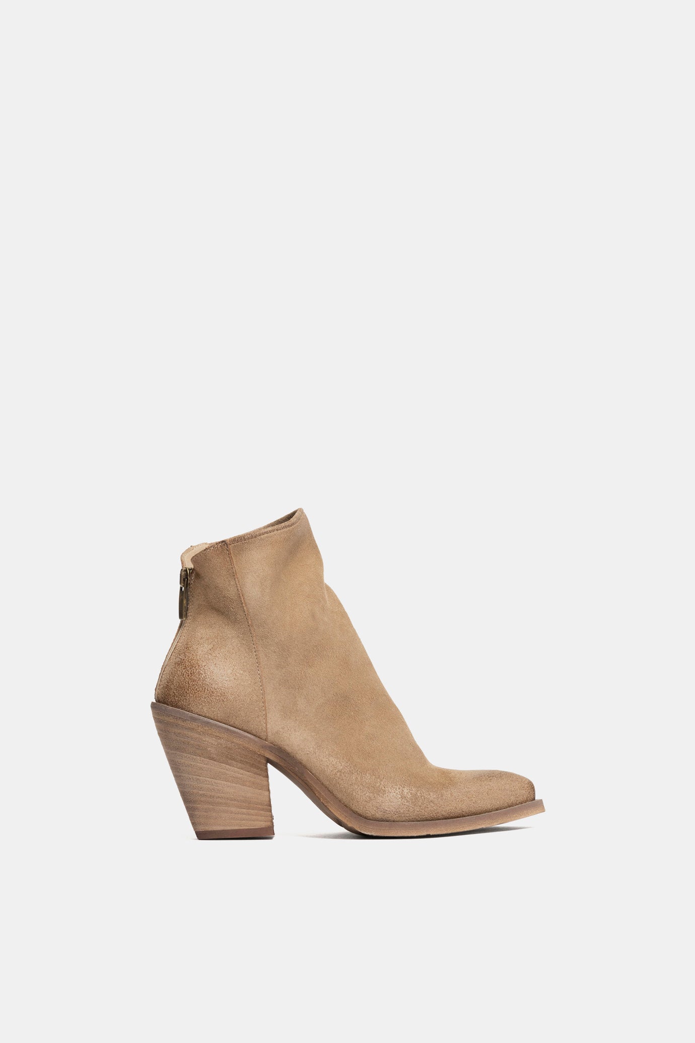 XD2416 Suede Texan Ankle Boots