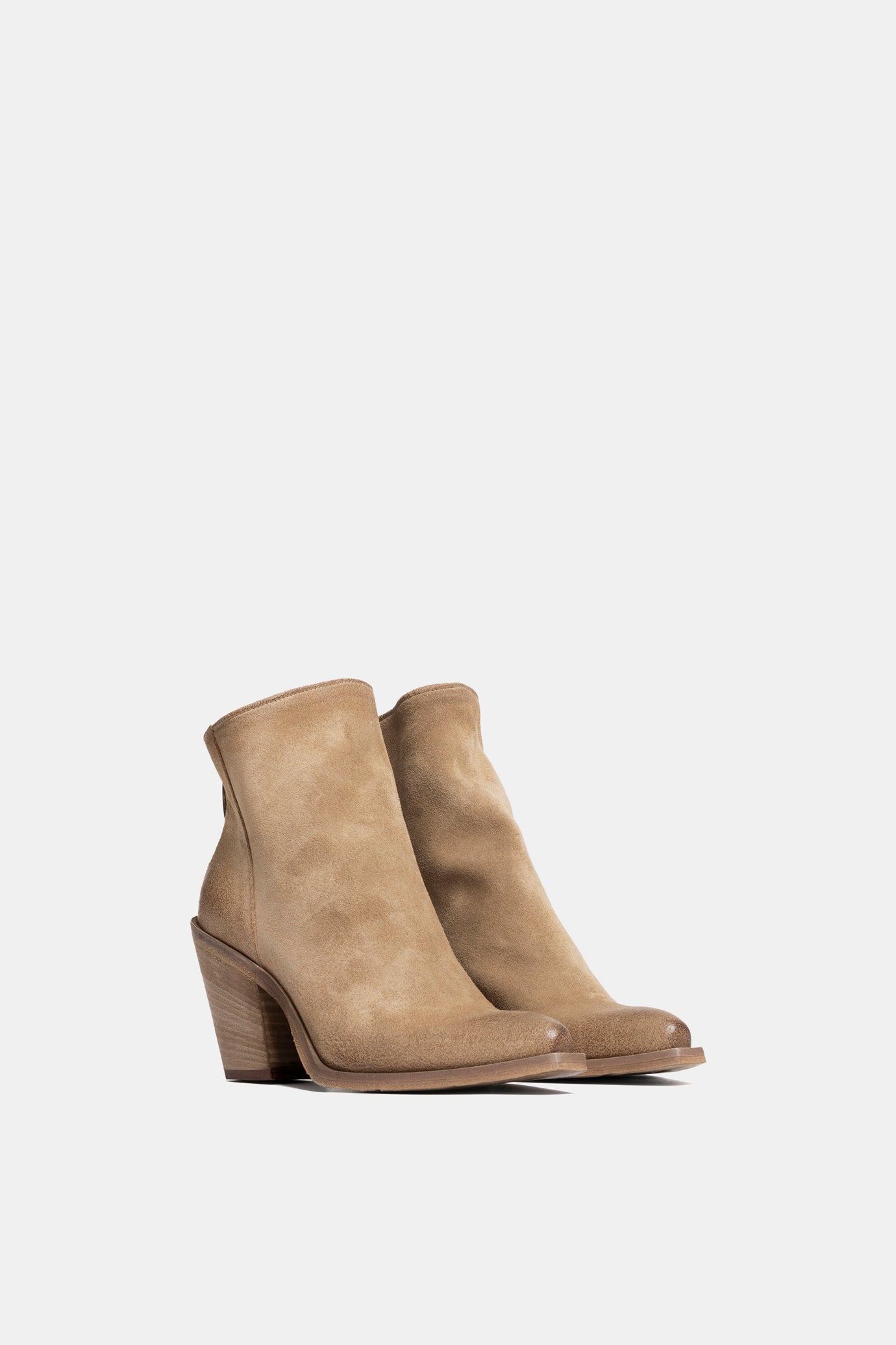XD2416 Suede Texan Ankle Boots