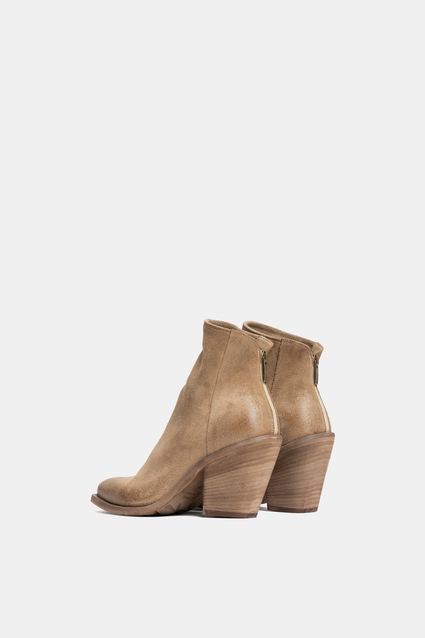 XD2416 Suede Texan Ankle Boots