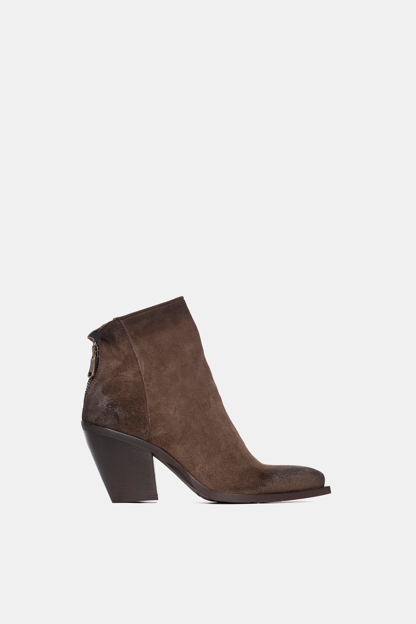 XD2416 Suede Texan Ankle Boots