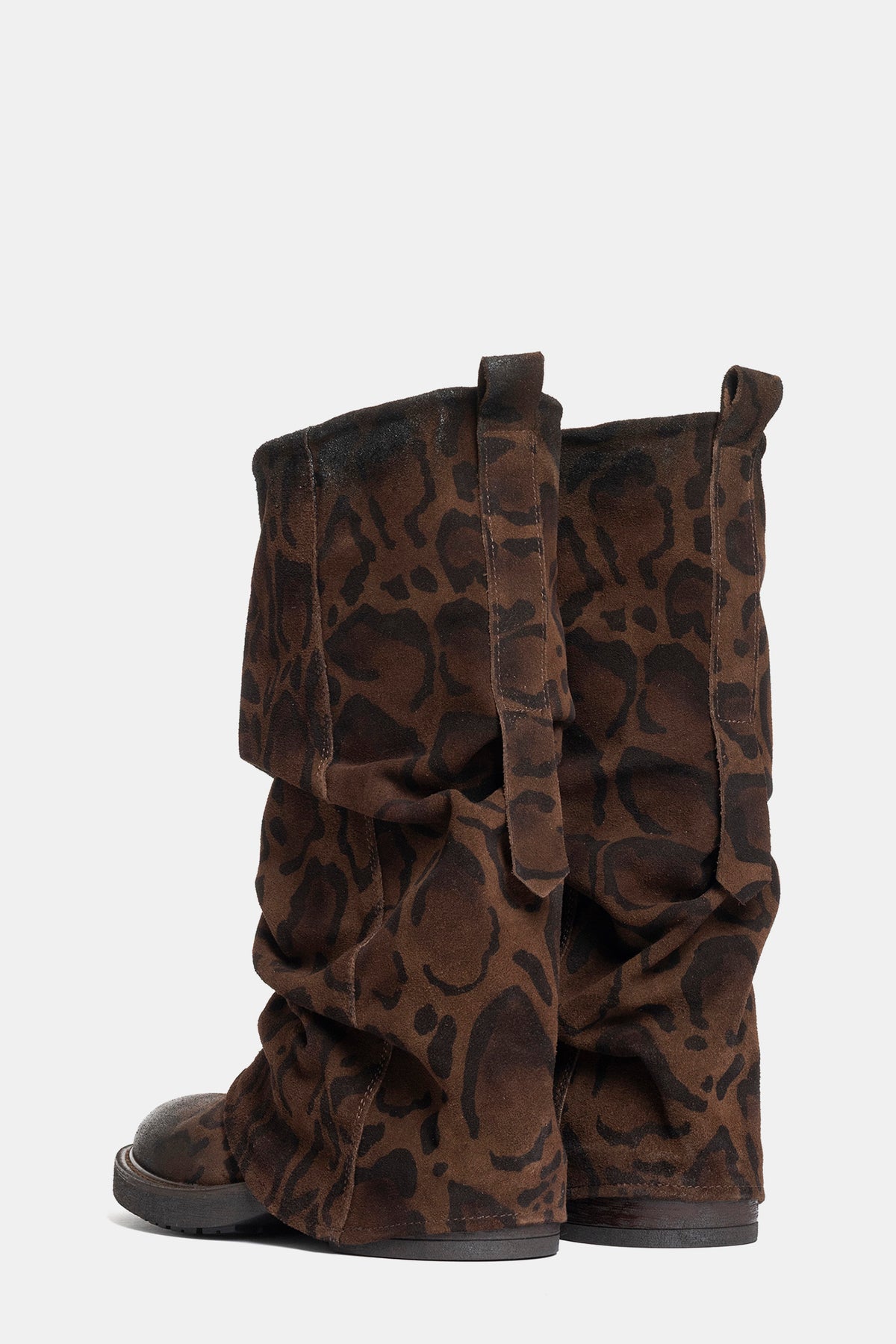 Biker in camoscio giaguaro AK2167 - nut