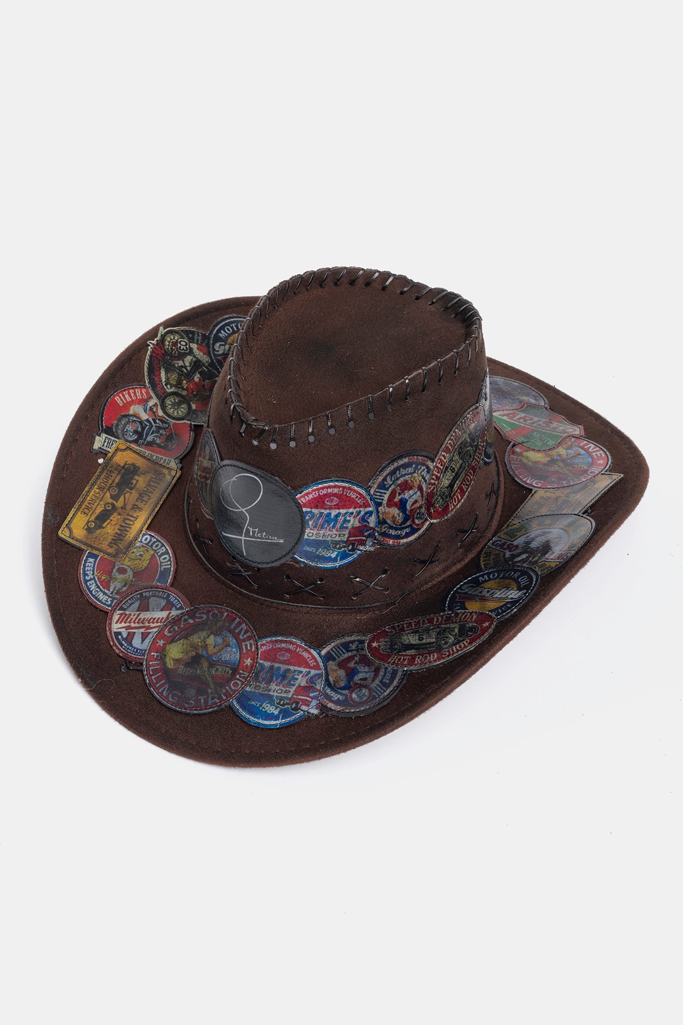 Cappello Cow Patch in feltro