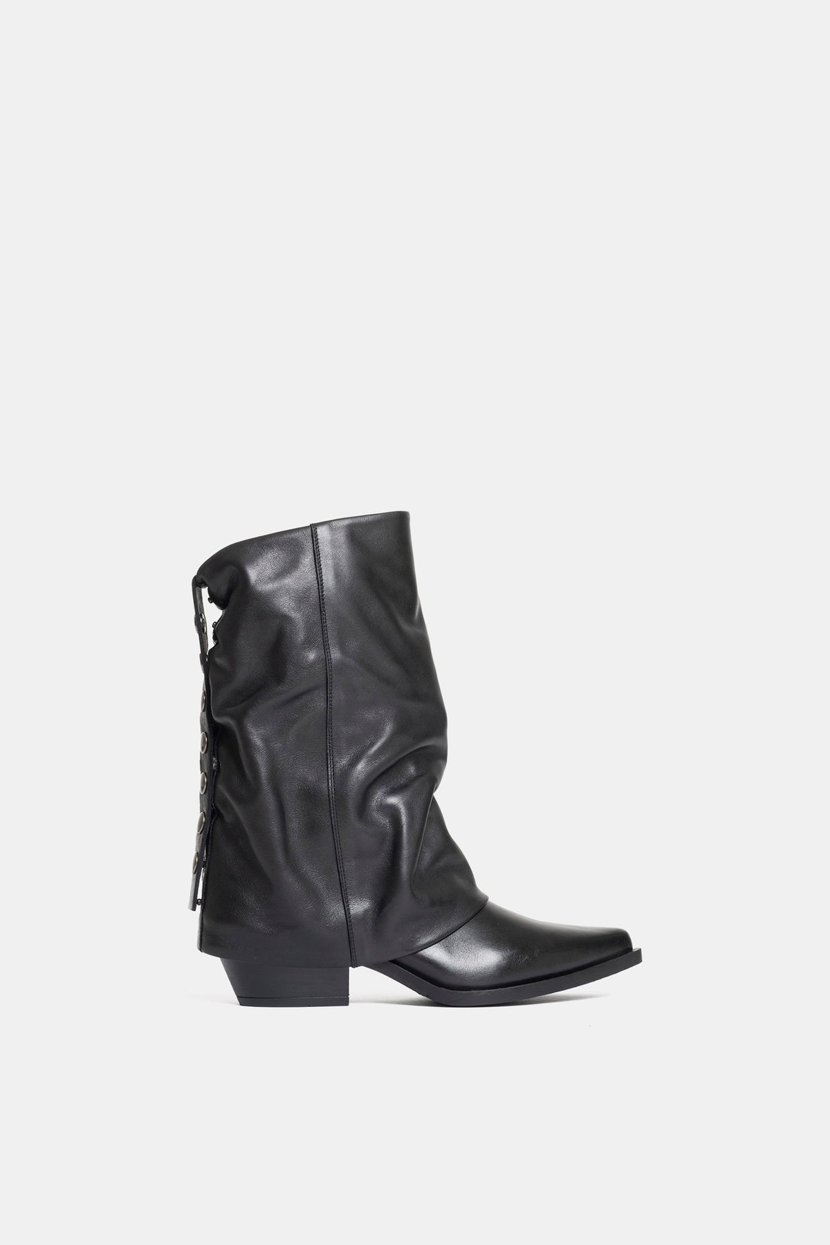 Stivali texani in vitello DX2541 - nero
