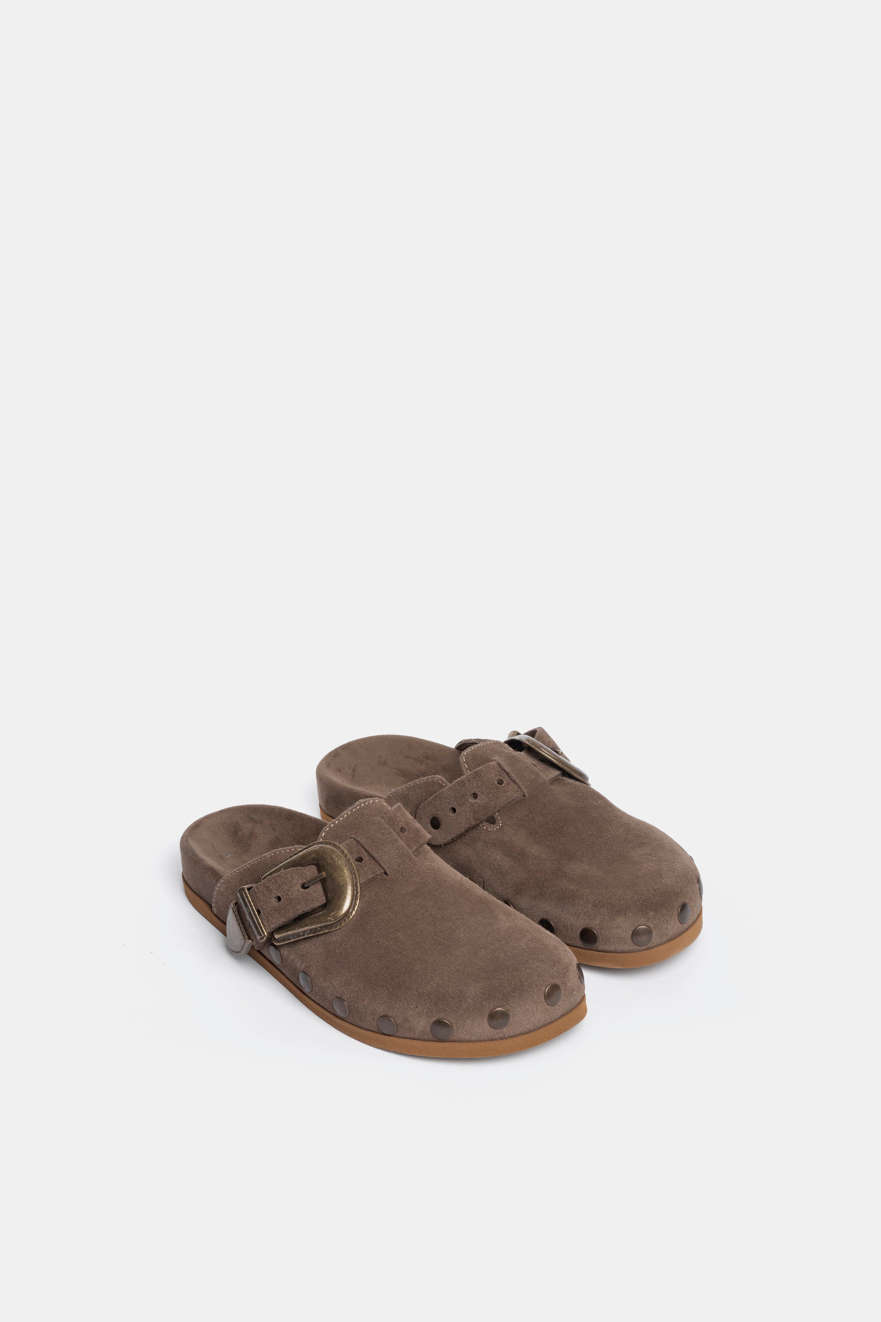 Sabot en cuir suédé FUS8