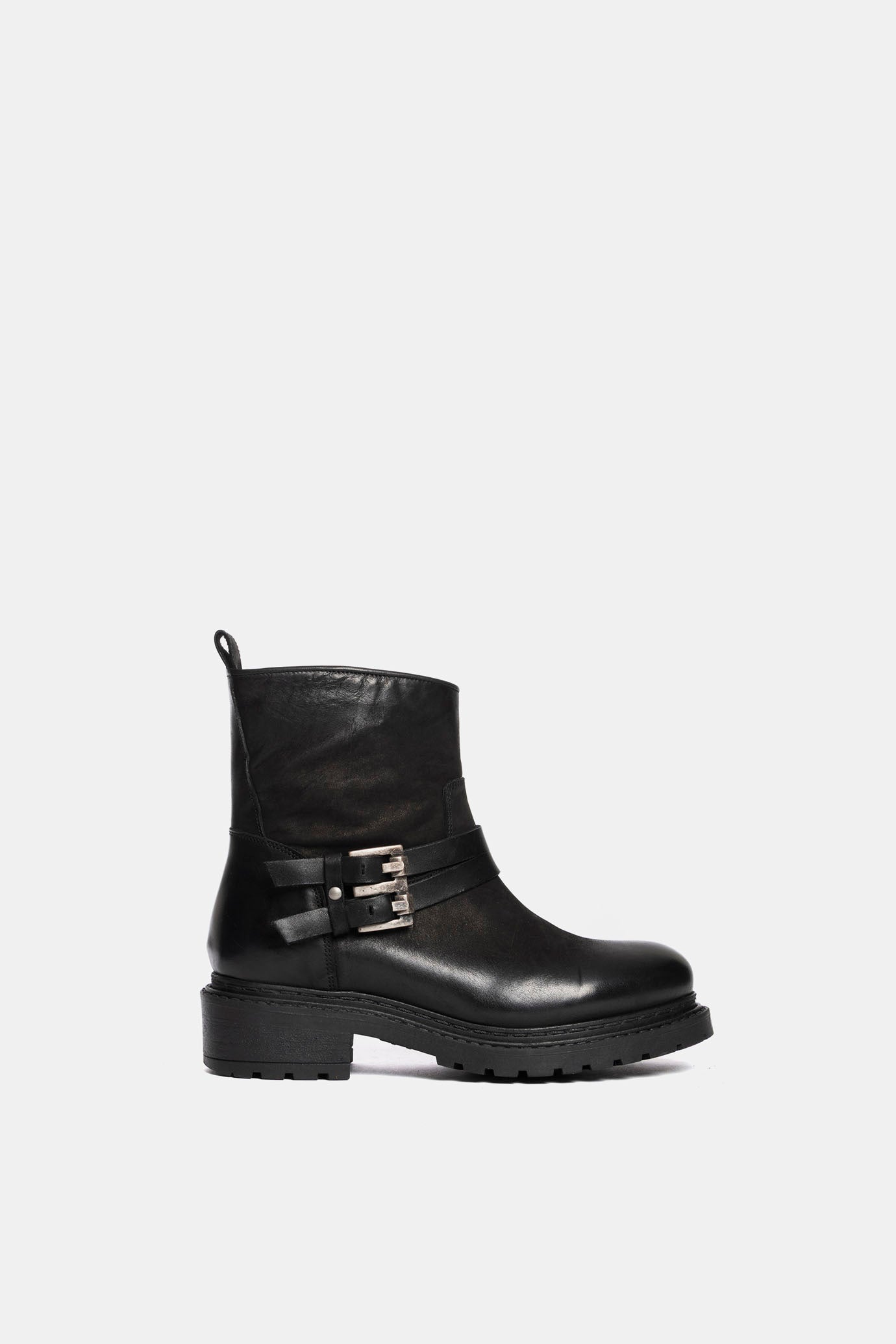 Biker in nabuk nero MA944