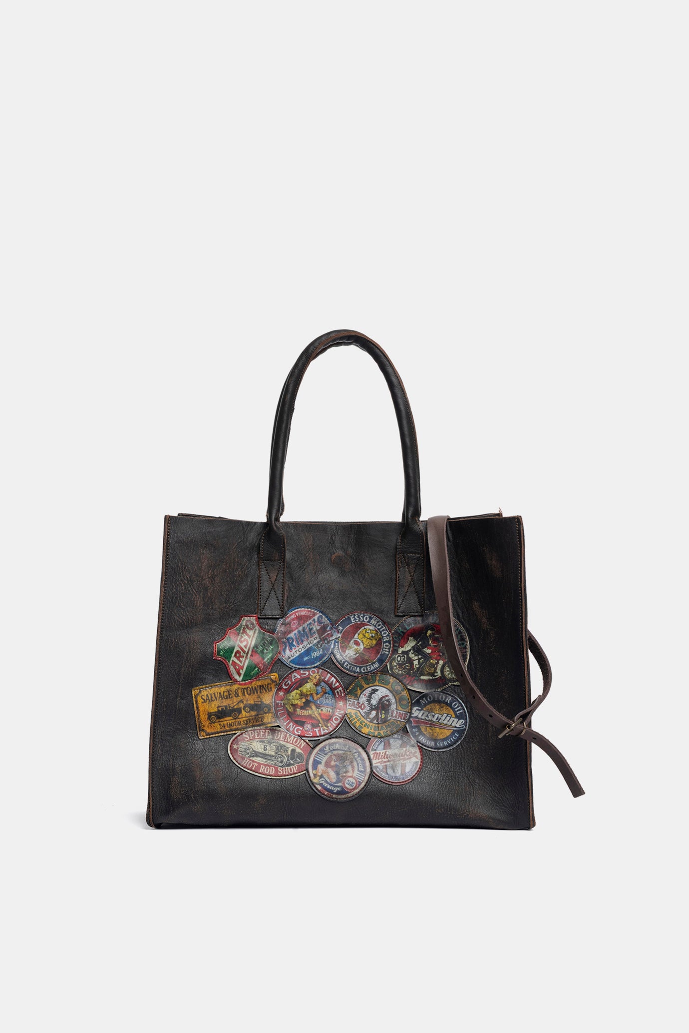 Borsa NYC in vitello asport vintage