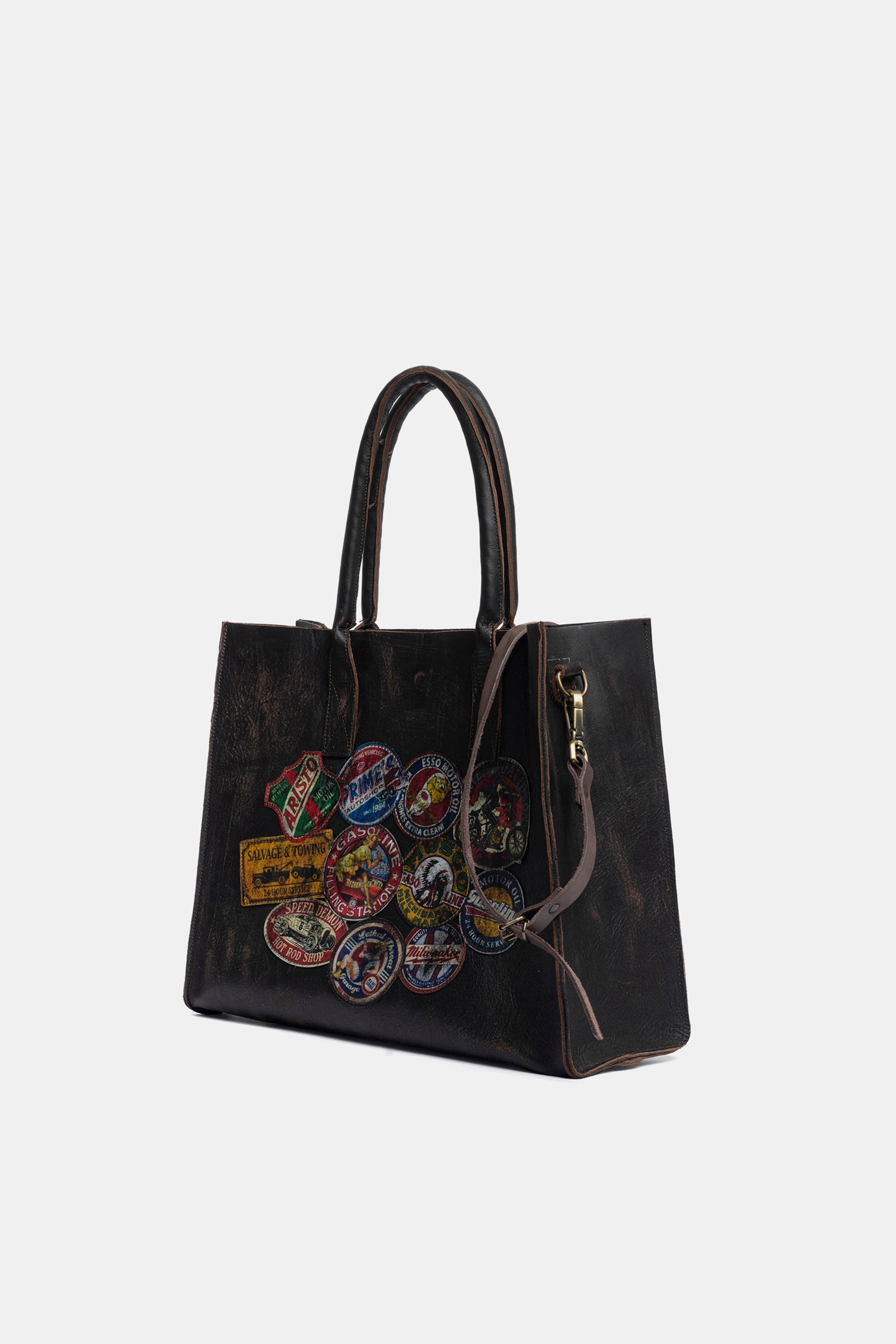 Borsa NYC in vitello asport vintage