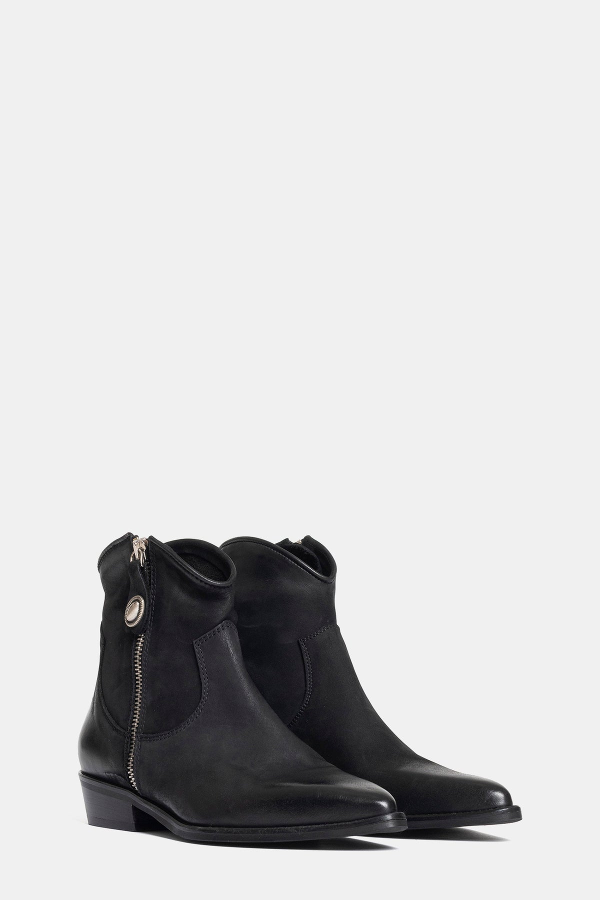Tronchetti texani in nabuk SF2534 - nero