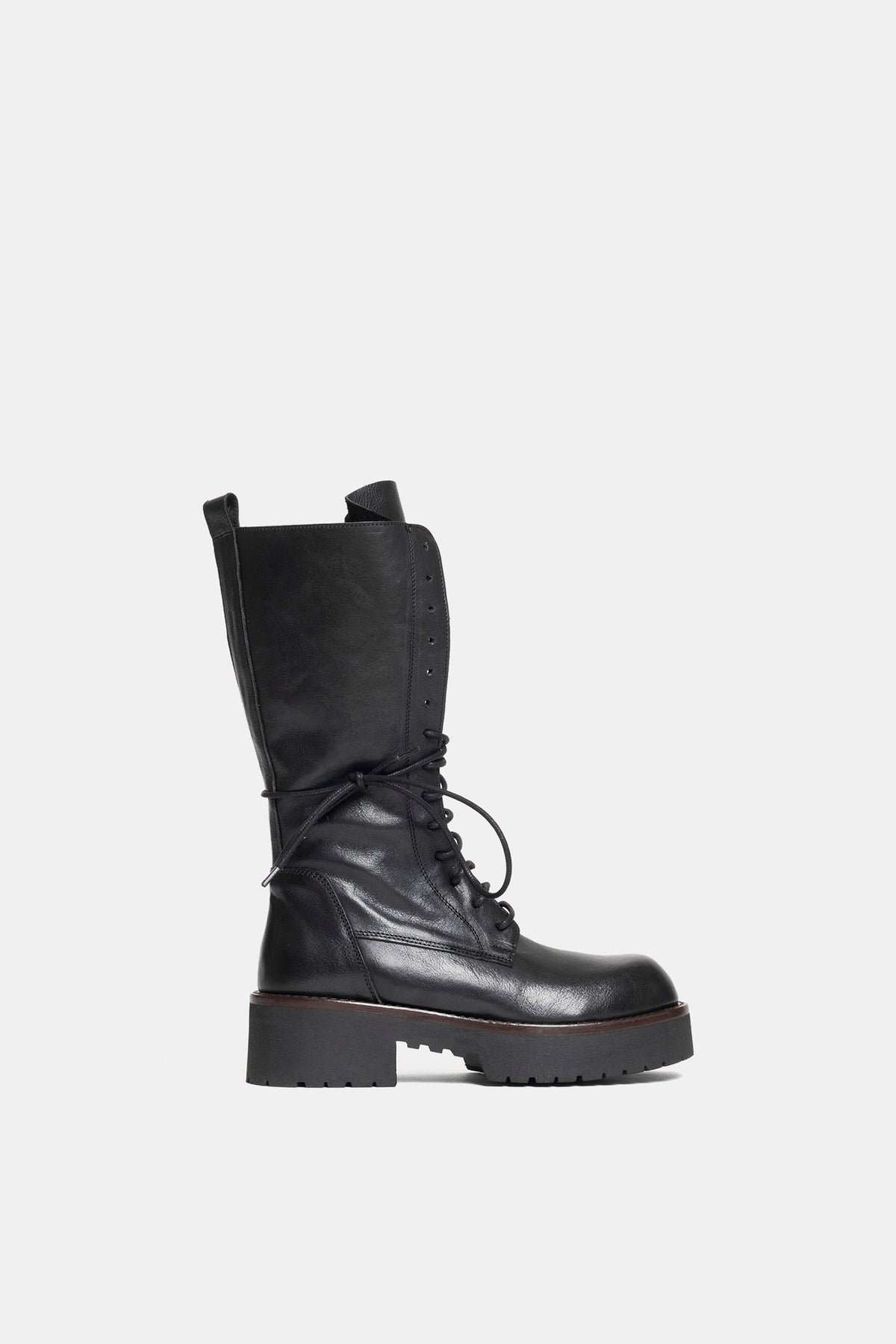 Stivali biker in vacchetta TAM2509 - nero