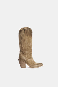 XD351 Suede Texan Boots