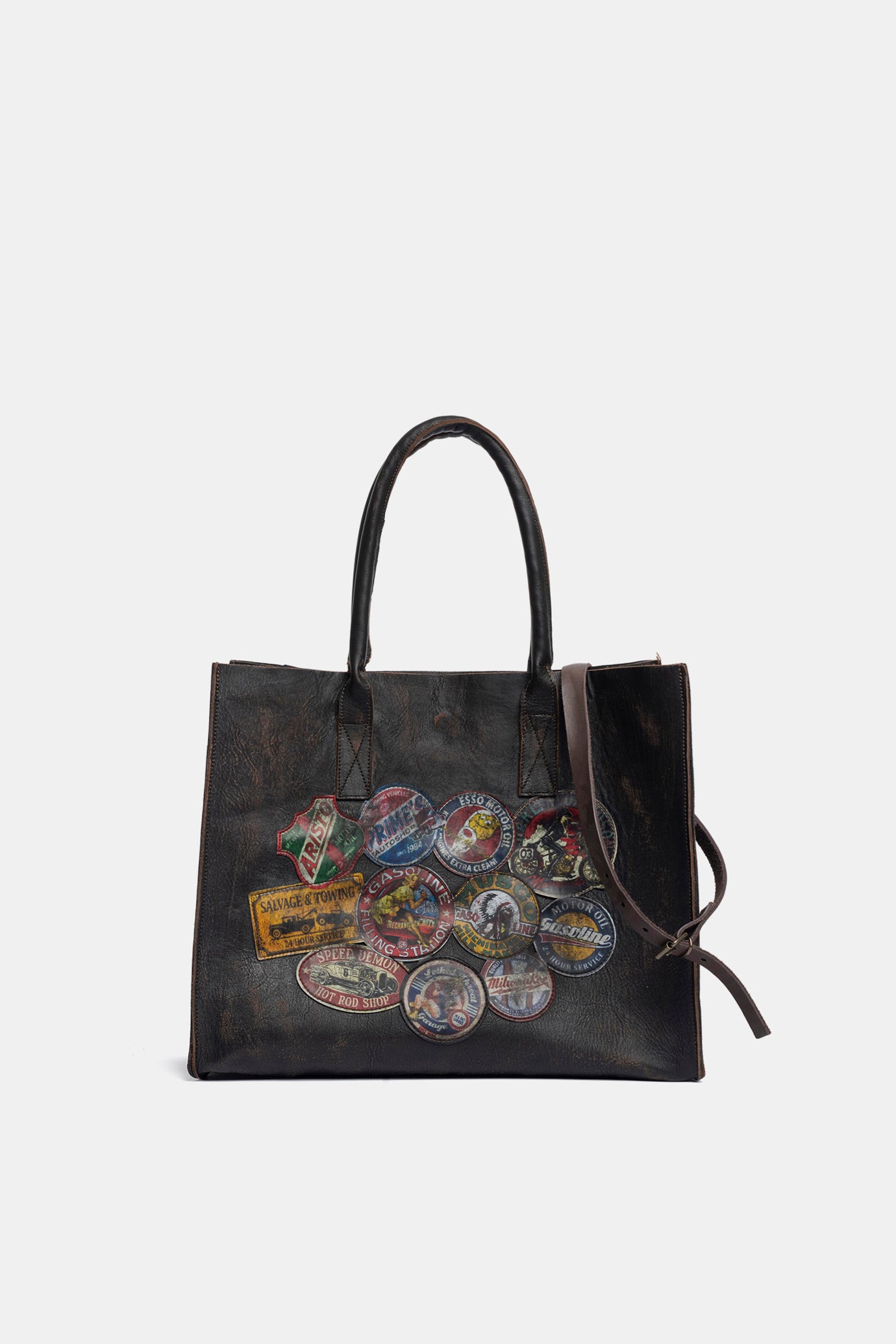 Borsa NYC in vitello asport vintage