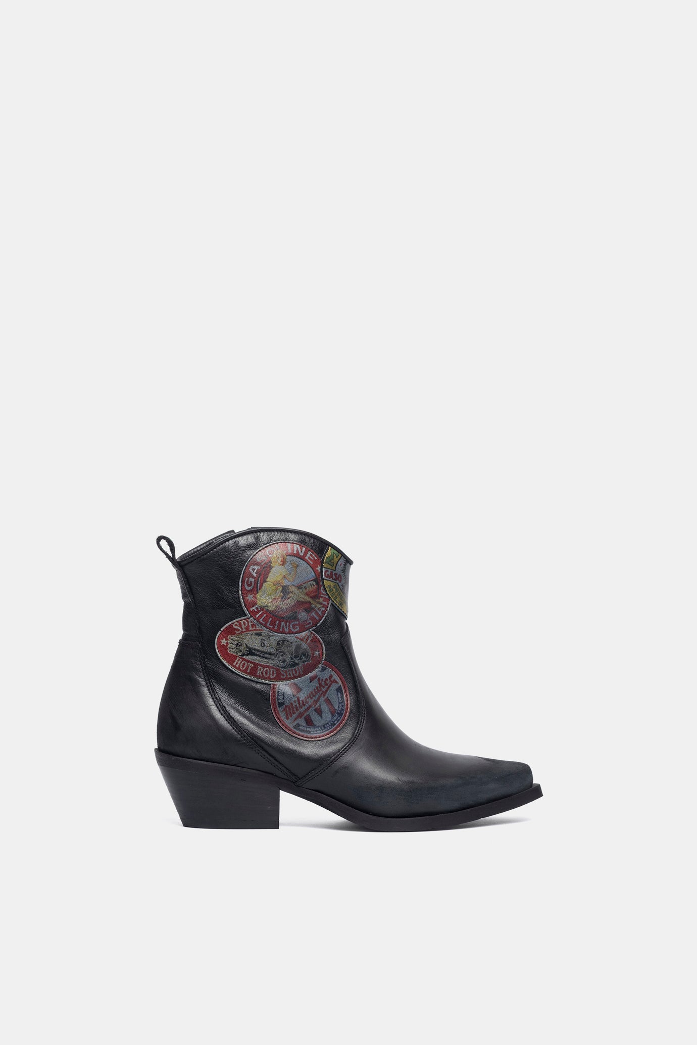 Bottines texanes en daim XD2403