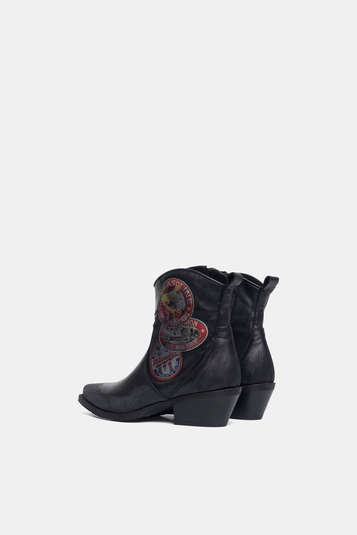 Bottines texanes en daim XD2403