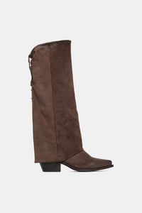 Bottes texanes en daim Mustang DX2210